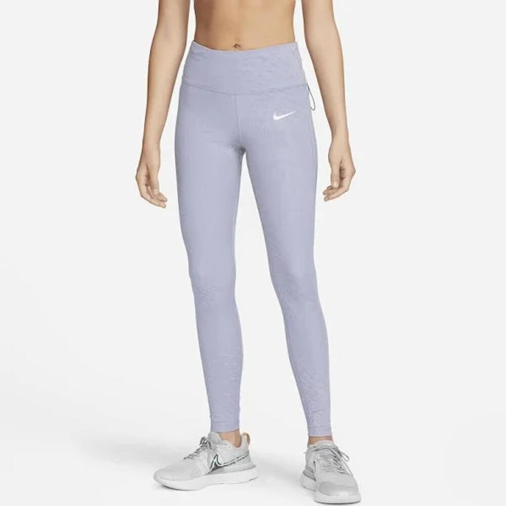 NWT Nike Running Dri-FIT Run Division Fast Reflective Leggings Lilac Size XS